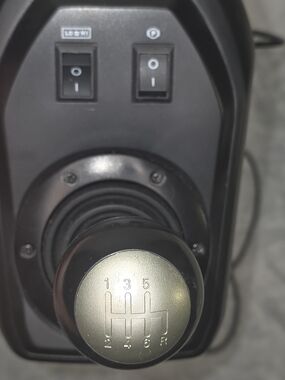 Pxn V9 Manual Gear Shift Knob Controller - Metallic Top, Black Body